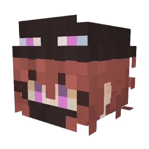 KaiTheDoodleDev Minecraft avatar head, 3D render