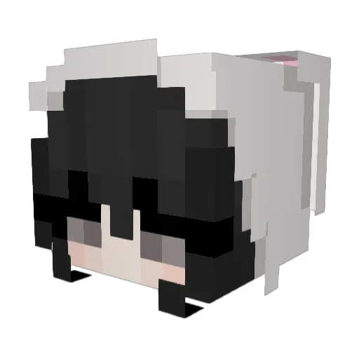 KaiWasFoundw Minecraft avatar head, 3D render