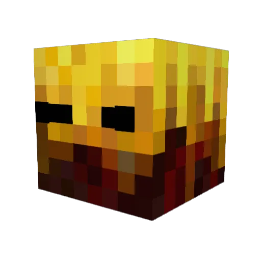 KaiWasNeverHere Minecraft avatar head, 3D render