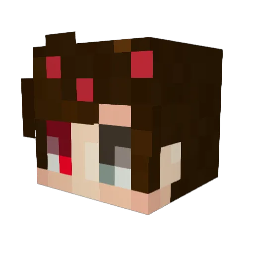 KaiYeahYT Minecraft avatar head, 3D render