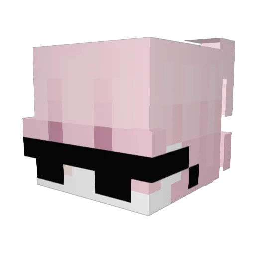 KaiYesiree Minecraft avatar head, 3D render