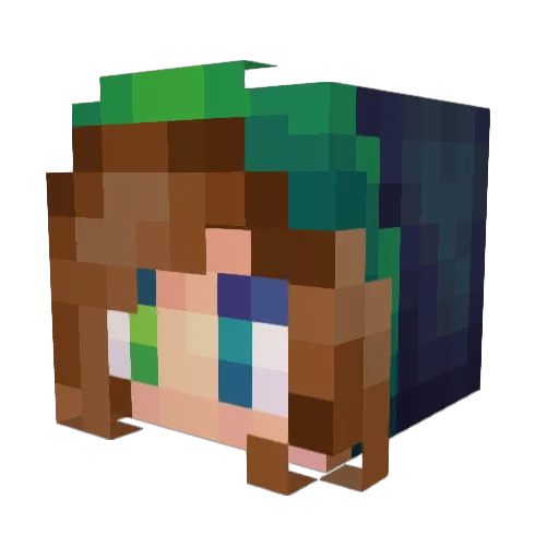Kai_Aegis Minecraft avatar head, 3D render