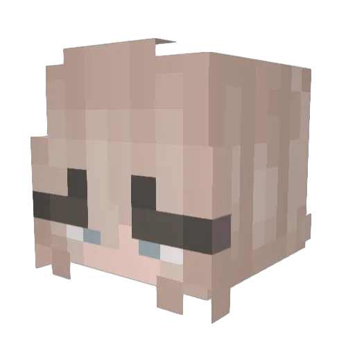 Kai_Art Minecraft avatar head, 3D render