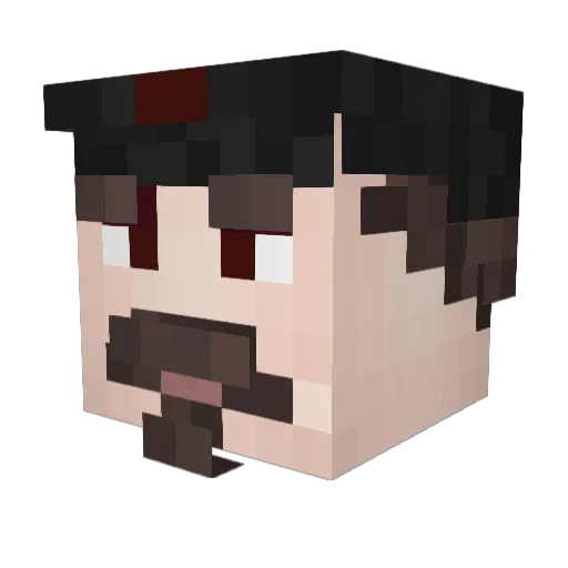 Kai_Lee Minecraft avatar head, 3D render