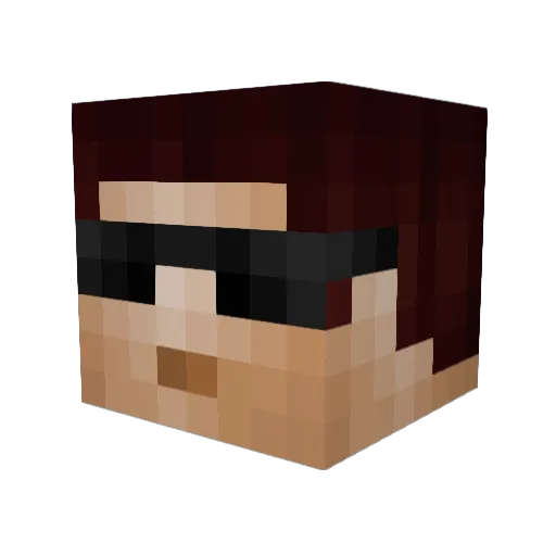 Kai_Skal Minecraft avatar head, 3D render