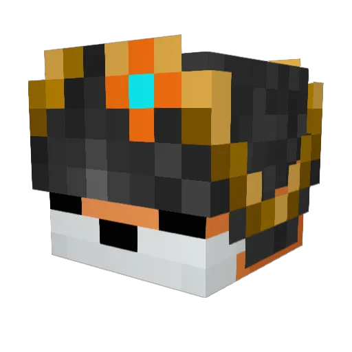 Kai_Valencia Minecraft avatar head, 3D render