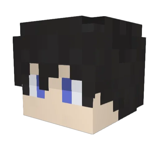 Kai_Xuan520 Minecraft avatar head, 3D render