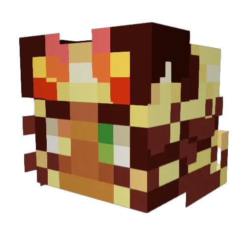 Kai_dCannith Minecraft avatar head, 3D render