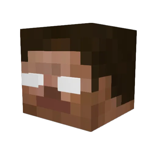 Kai_da Minecraft avatar head, 3D render