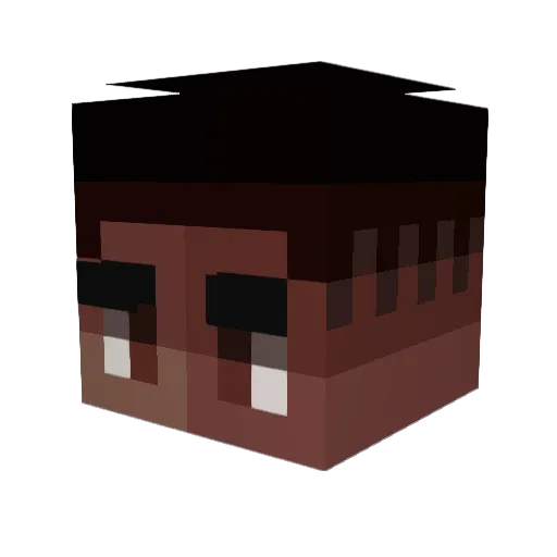 Kai_jet Minecraft avatar head, 3D render