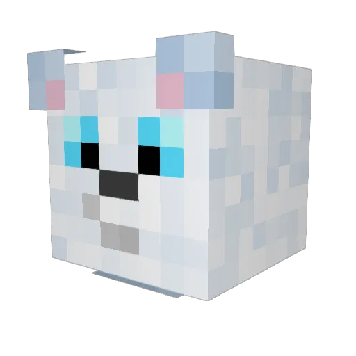 Kai_the_Unstable Minecraft avatar head, 3D render