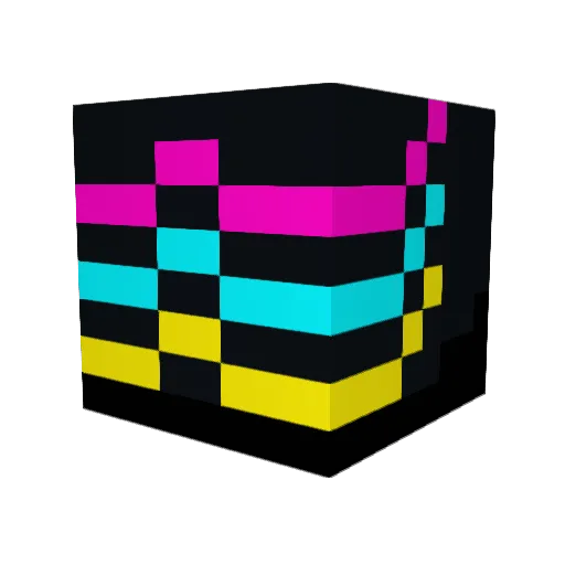 Kaialogen Minecraft avatar head, 3D render