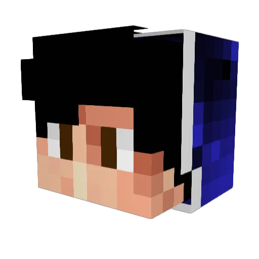 Kaidalen Minecraft avatar head, 3D render