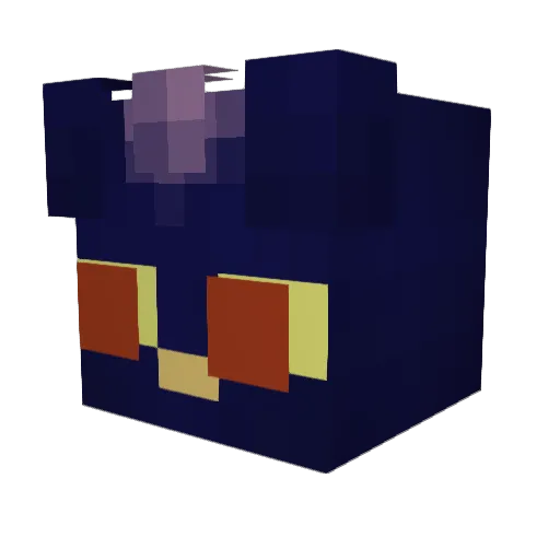 Kaiefsee Minecraft avatar head, 3D render