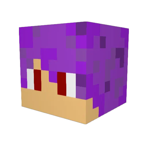 KaienEisner Minecraft avatar head, 3D render