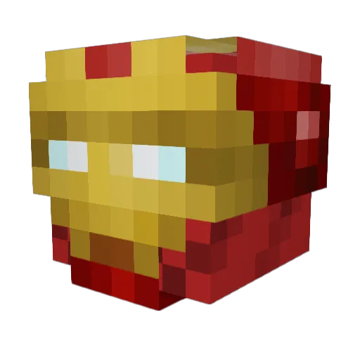 Kaigeyyy Minecraft avatar head, 3D render