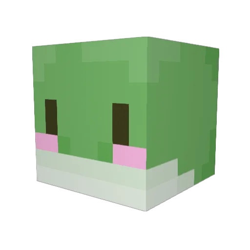 Kaiito0 Minecraft avatar head, 3D render