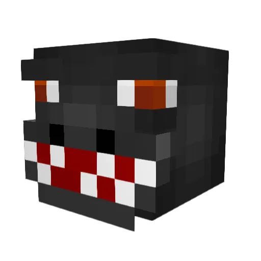 KaijuKidC Minecraft avatar head, 3D render