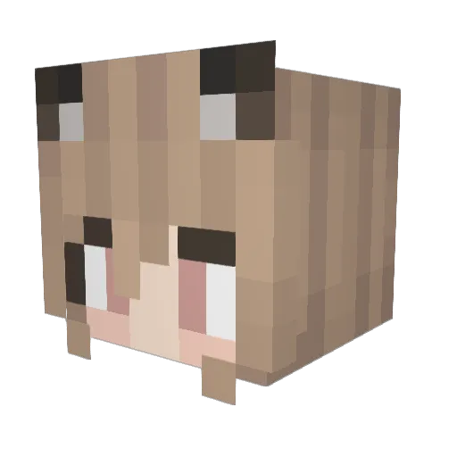 KaijuLand Minecraft avatar head, 3D render