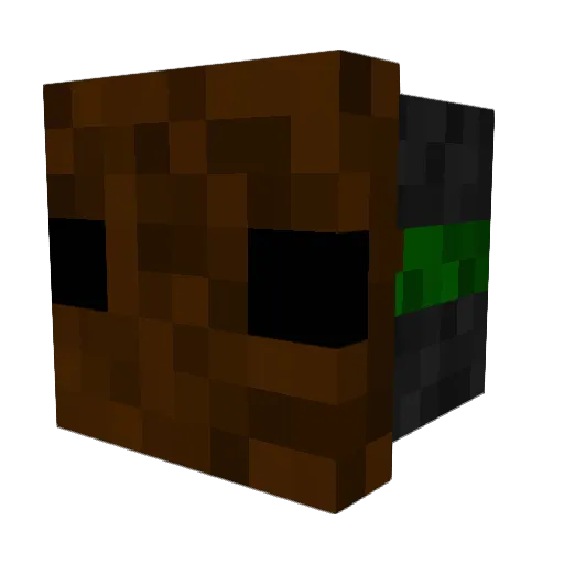 Kaijuuuuuu Minecraft avatar head, 3D render