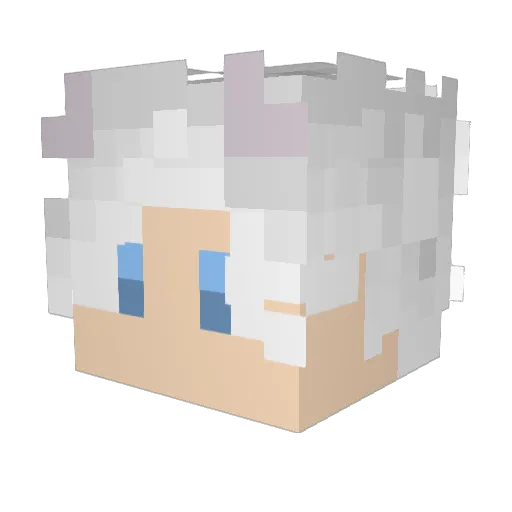 Kaikei_1117 Minecraft avatar head, 3D render