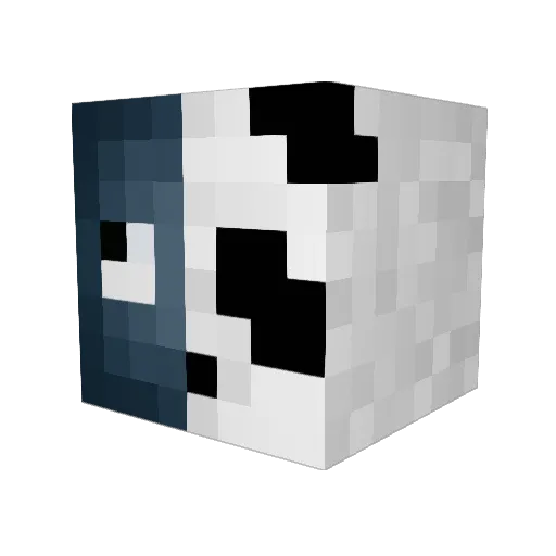 Kaikku Minecraft avatar head, 3D render
