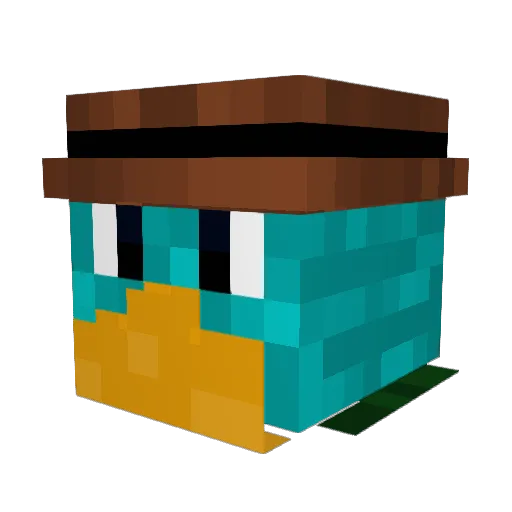 KaikynhoBackFlip Minecraft avatar head, 3D render