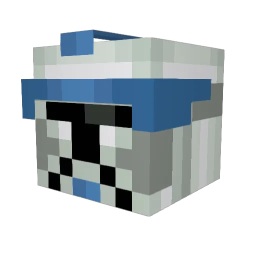 Kailenco Minecraft avatar head, 3D render