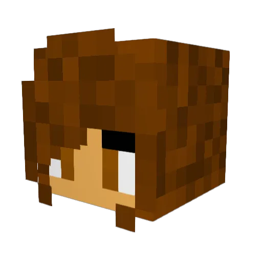 Kailey71418 Minecraft avatar head, 3D render