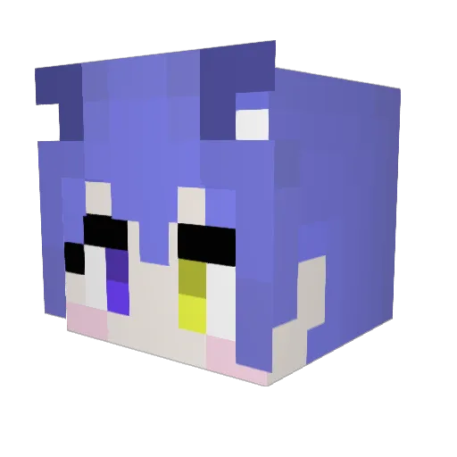 Kaillo_1 Minecraft avatar head, 3D render