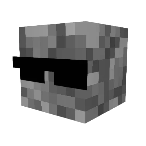 Kaillouu__ Minecraft avatar head, 3D render