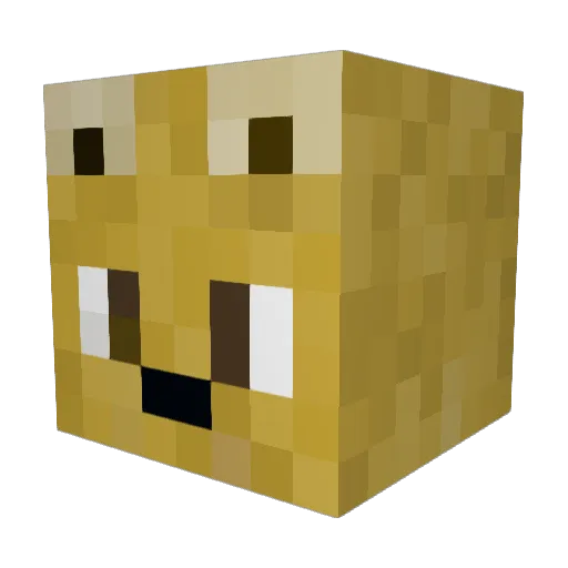 Kailomar Minecraft avatar head, 3D render