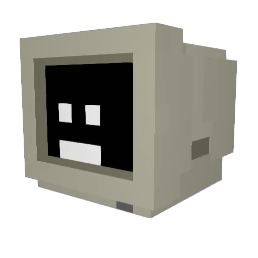 Kaimietis_ Minecraft avatar head, 3D render