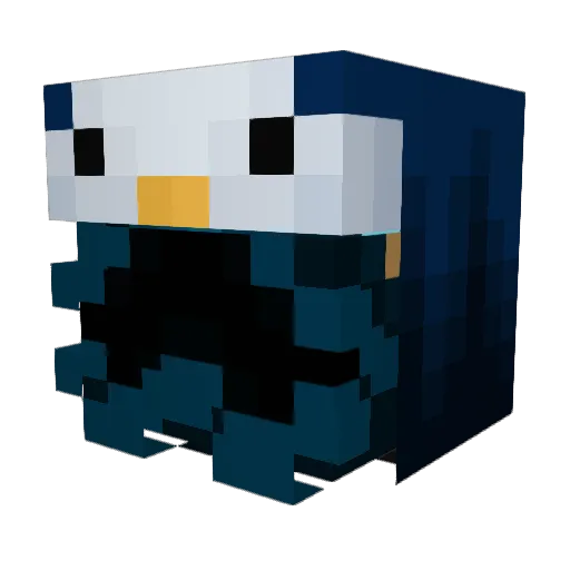 Kaiminus_ Minecraft avatar head, 3D render