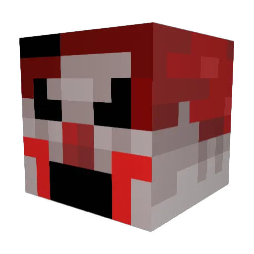 Kaimundo Minecraft avatar head, 3D render