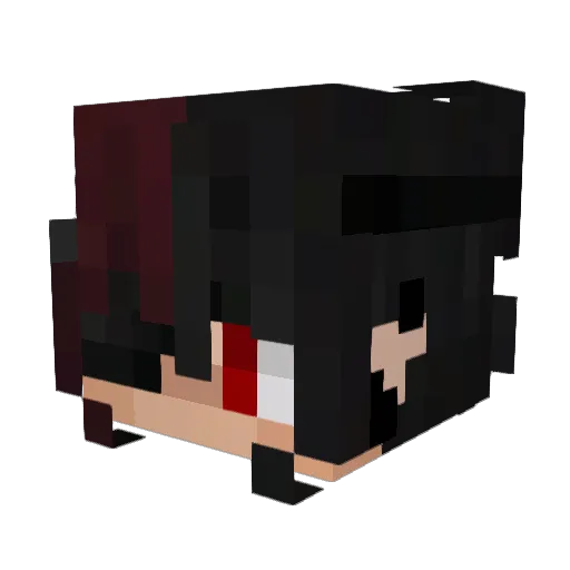 Kain43_ Minecraft avatar head, 3D render