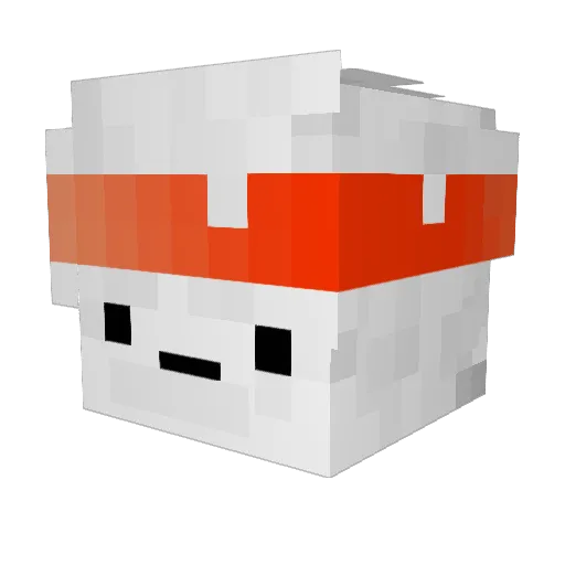 KainAlt Minecraft avatar head, 3D render