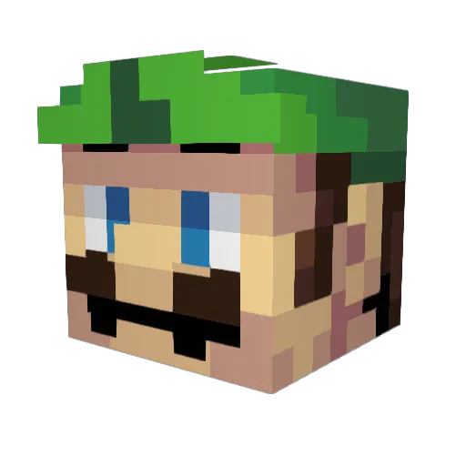 KainCipher Minecraft avatar head, 3D render