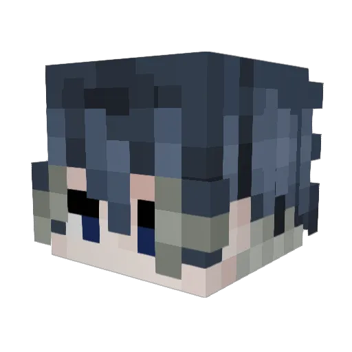 KainParkerr Minecraft avatar head, 3D render