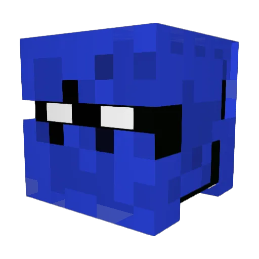 Kaindz Minecraft avatar head, 3D render