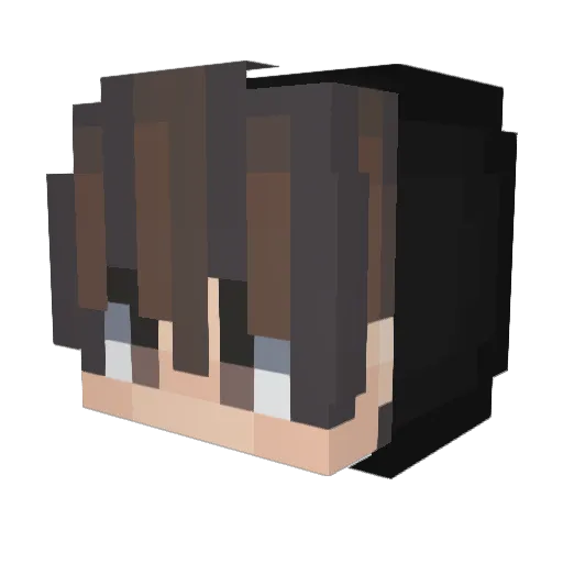KaineYT12 Minecraft avatar head, 3D render