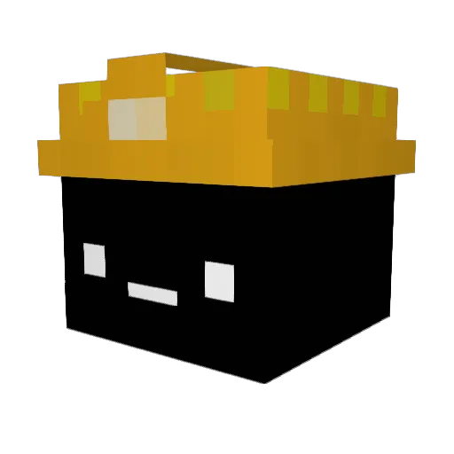 Kainisom Minecraft avatar head, 3D render