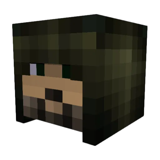 Kaiote643 Minecraft avatar head, 3D render