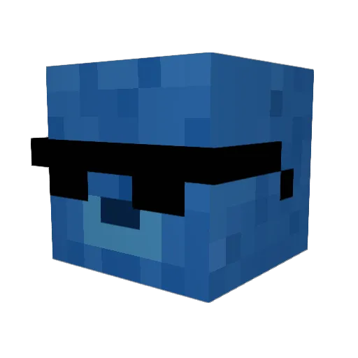 Kaipyz Minecraft avatar head, 3D render