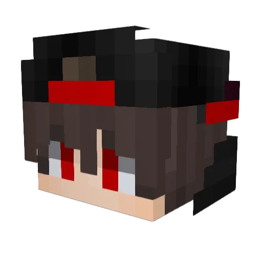 KairoPMC Minecraft avatar head, 3D render