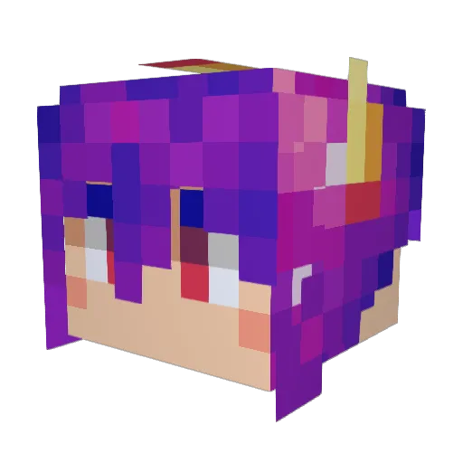 Kairo_5 Minecraft avatar head, 3D render