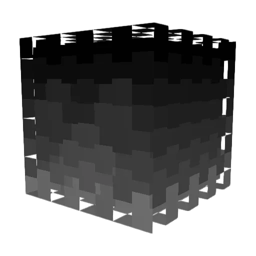 Kairoq Minecraft avatar head, 3D render