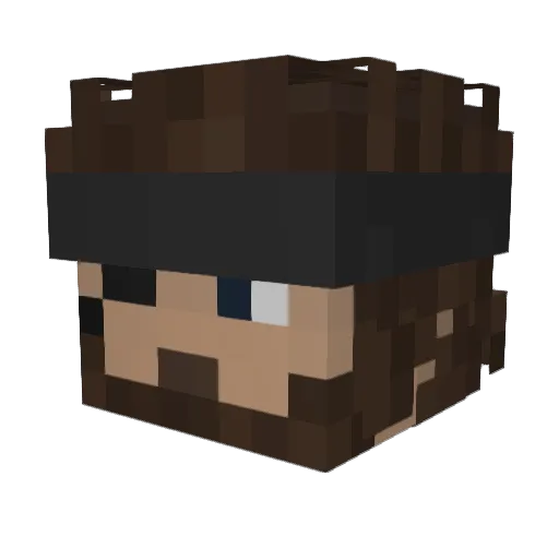 Kairos_nx Minecraft avatar head, 3D render