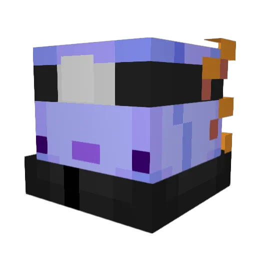 Kairruy Minecraft avatar head, 3D render