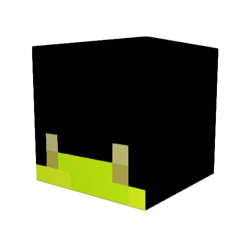Kairu_Chan Minecraft avatar head, 3D render